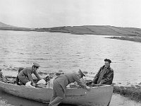 Order of Malta at work, 1968. - Lyons00-20969.jpg  Coming ashore on Inish Gort. : 19680323 Order of Malta at work 1.tif, Lyons collection, Order of Malta