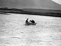 order of Malta at work, 1968. - Lyons00-20977.jpg  Lighthouse keeper William Jeffers being brought back to his house on Inish Gort. : 19680323 Order of Malta at work 8.tif, Lyons collection, Order of Malta