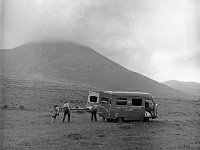 Order of Malta, 1970. - Lyons00-20999.jpg  Order of Malta Westport Unit taking a patient from Croagh Patrick by ambulance as part of a training exercise. : 19700523 Order of Malta 5.tif, Lyons collection, Order of Malta
