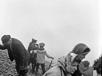 Pilgrimage Day on Croagh Patrick, 1972. - Lyons00-21004.jpg  Order of Malta bringing down an injured pilgrim. : 197207 Pilgrimage Day on Croagh Patrick 11.tif, Lyons collection, Order of Malta