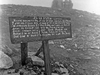 Pilgrimage Day on Croagh Patrick, 1972. - Lyons00-21006.jpg  The second station. : 197207 Pilgrimage Day on Croagh Patrick 13.tif, Lyons collection, Order of Malta