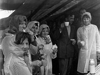 Pilgrimage Day on Croagh Patrick, 1972. - Lyons00-21012.jpg  Having a break for refreshments. : 197207 Pilgrimage Day on Croagh Patrick 19.tif, Lyons collection, Order of Malta