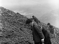 Pilgrimage Day on Croagh Patrick, 1972. - Lyons00-21021.jpg  The last steep incline to the summit. : 197207 Pilgrimage Day on Croagh Patrick 27.tif, Lyons collection, Order of Malta