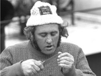 Irish Press Photo 1972 - Lyons00-21465.jpg  Killybegs Deep Sea-Angling Festival. Opening an oyster. Irish Press Terry O' Sullivan page. : 19720819 Killybegs Deep Sea-Angling Festival 4.tif, Irish Press, Lyons collection