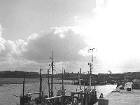 Irish Press Photo 1973 - Lyons00-21471.jpg  Fishing boats at Killalla harbour. Stories around Ballina with Terry O' Sullivan Evening Press. : 19730407 Terry O' Sullivan page 1.tif, Irish Press, Lyons collection