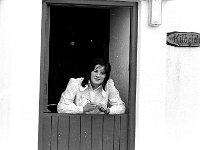 Irish Press Photo 1975 - Lyons00-21485.jpg  The half-door design in the Ballycastle cottages traditional design. Irish Press Terry O' Sullivan page. : 19750324 Ballycastle 3.tif, Irish Press, Lyons collection