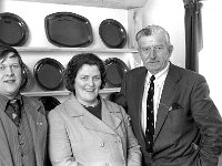 Irish Press Photo 1975 - Lyons00-21487.jpg  At right Michael Heverin Ireland West visiting one of the cottages in Ballycastle. Irish Press Terry O' Sullivan page. : 19750324 Ballycastle 5.tif, Irish Press, Lyons collection