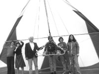 Irish Press Photo 1977 - Lyons00-21500.jpg  Terry O' Sullivan Page. Ted Lavelle, Cashel with members of the Achill handgliding team. : 18770514 Terry O' Sullivan Page 10.tif, Irish Press, Lyons collection