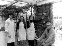 Irish Press Photo 1980 - Lyons00-21510.jpg  Joe Colohan with his family and staff at his pottery shop. : 19800930 St Lucy Sisters in Newport 3.tif, Irish Press, Lyons collection