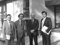 Irish Press Photo 1980 - Lyons00-21518.jpg  Irish Medical Union Meeting in Westport Ryan Hotel. Dr Brendan Murphy, Westport with the President and other medical delegates of the Medical Union of Ireland. : 19801016 Medical Union Meeting 13.tif, Irish Press, Lyons collection