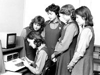 Irish Times photo, 1984 - Lyons00-21582.jpg  Convent of Mercy Castlebar. Computer class. Article for Christina Murphy journalist Irish Times. : 19840406 Convent of Mercy Castlebar 10.tif, Irish Times, Lyons collection