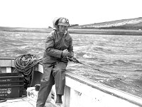 Irish Times photo, 1989 - Lyons00-21612.jpg  Champion lady angler on Clew Bay, Westport Sea Angling Club. : 19890701 Fishing on Clew Bay 3.tif, Irish Times, Lyons collection