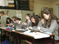 Irish Times photo, 1994. - Lyons00-21646.jpg  Home Economics class in Mount St Michael Secondary School, Claremorris. : 199411 Mount St Michael Claremorris 1.tif, Irish Times, Lyons collection
