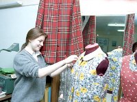 Irish Times photo, 1994. - Lyons00-21648.jpg  Sewing class in Mount St Michael Secondary School, Claremorrris. : 199411 Mount St Michael Claremorris 3.tif, Irish Times, Lyons collection